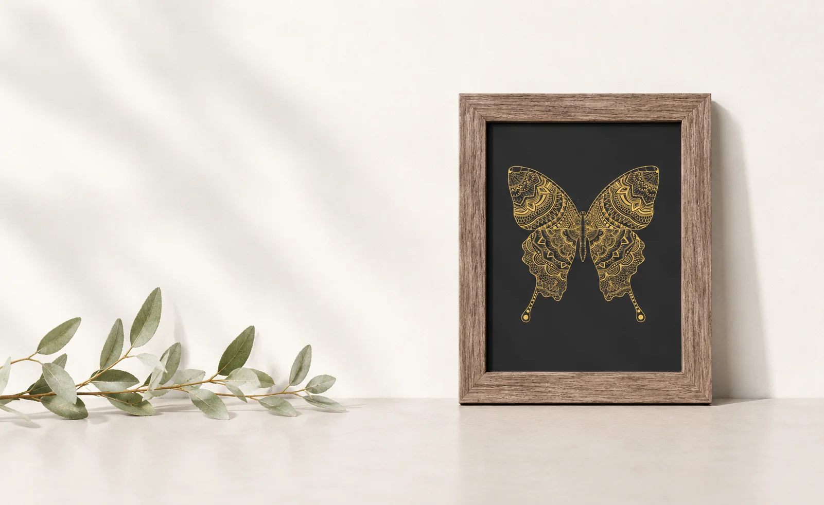 Kratz papier Schmetterling