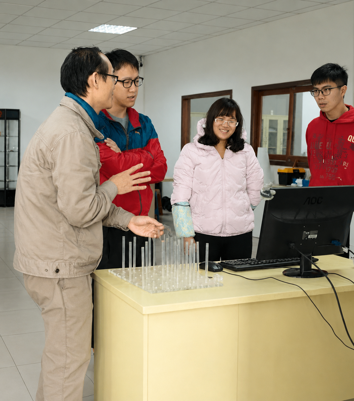 Kunden aus Hongkong besuchen Thunder Laser für eine Startup-Laser-Lösung