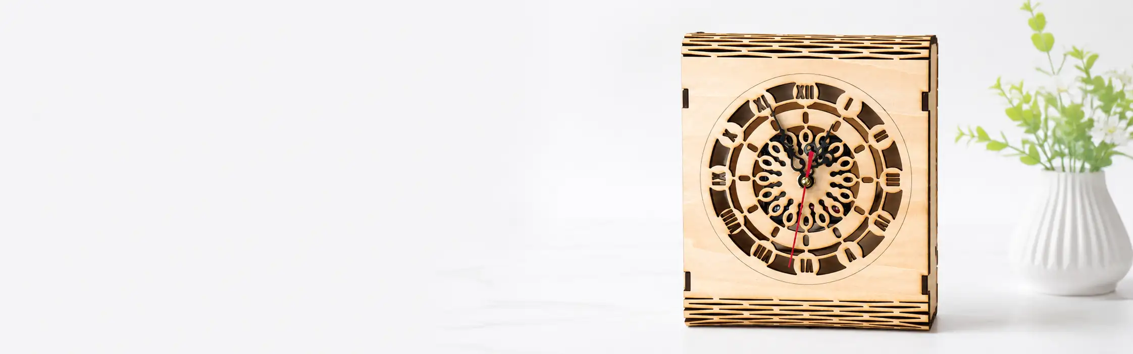 Tisch uhr aus Holz