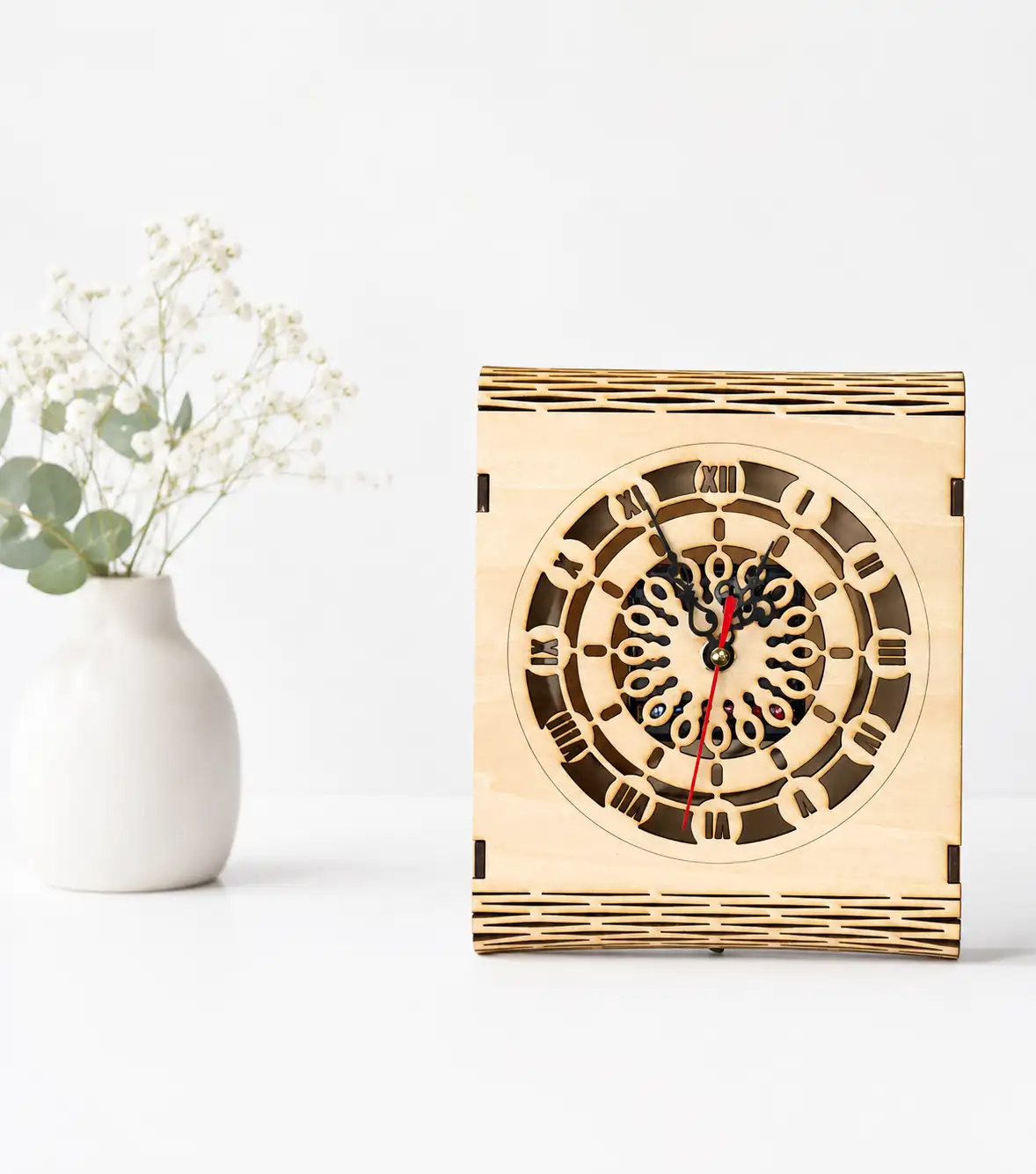 Tisch uhr aus Holz