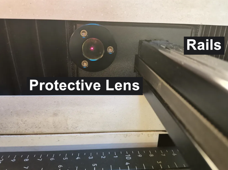 Schutz linse für Laser optik