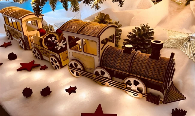 Weihnachts dekor aus Holz