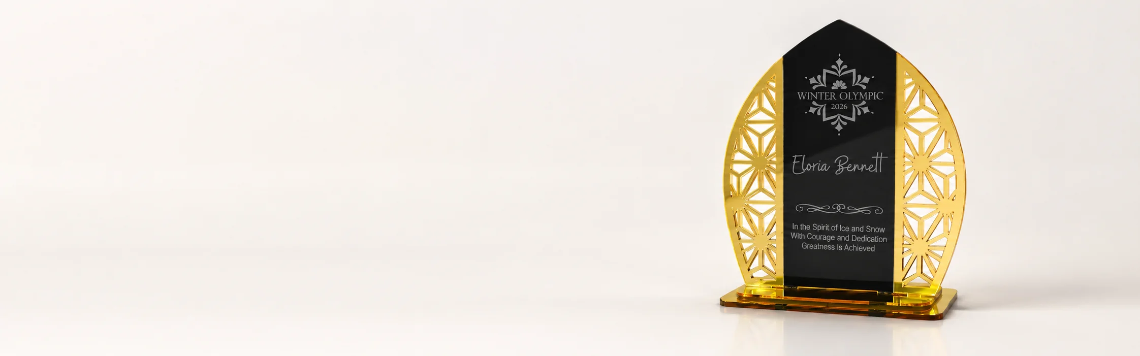 Olympische Winter trophäe