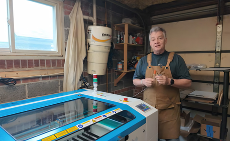 Donner Laser Nova PLUS 35 RF C02. Laser zu Light burn. Installation