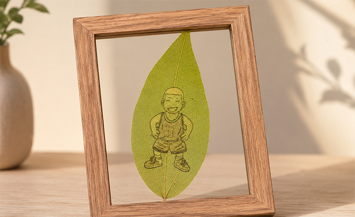 Laser gravierte Blatt kunst Projekt: Ein Laser Maker STEAM Kurs