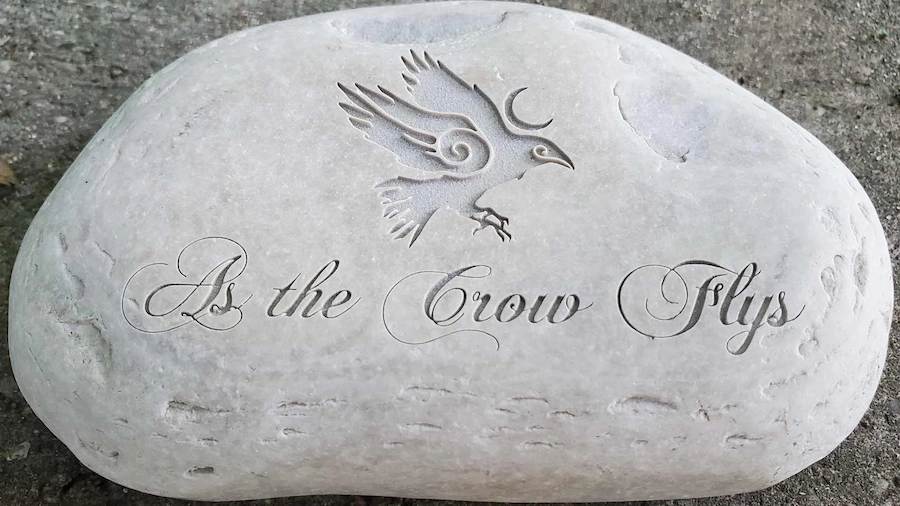 vector engraving on stone