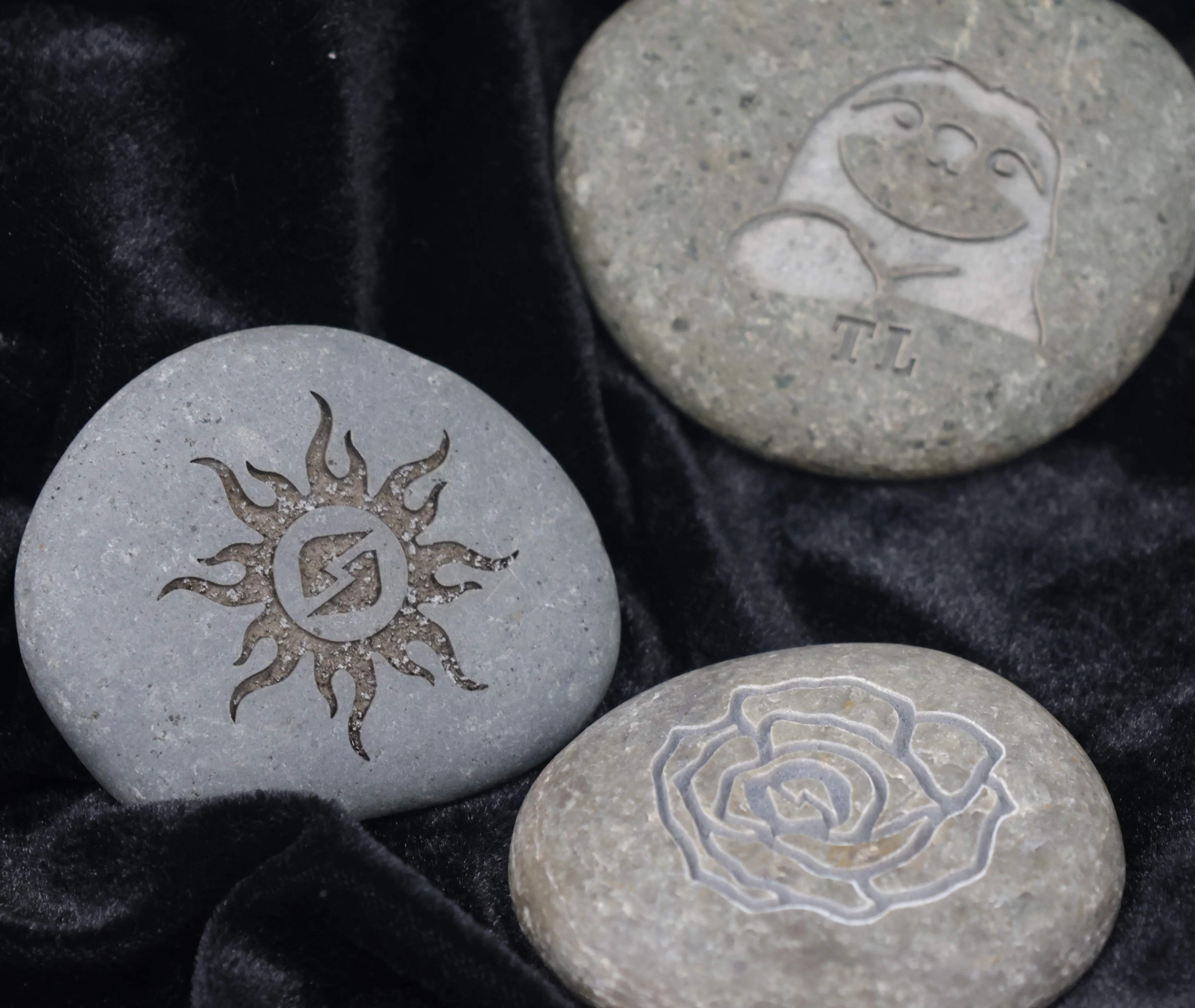laser mark stones