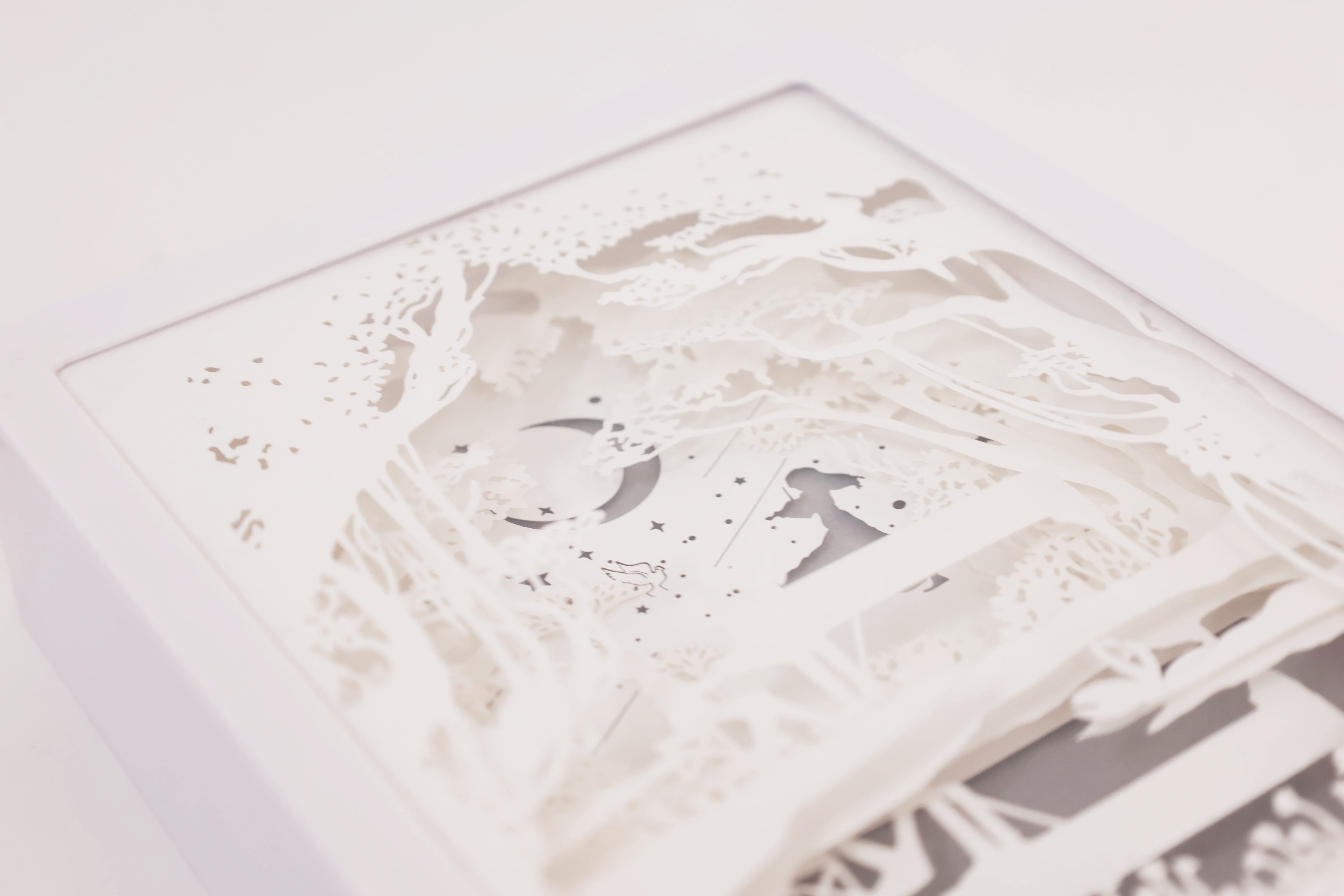 laser engraved paper for night lamp
