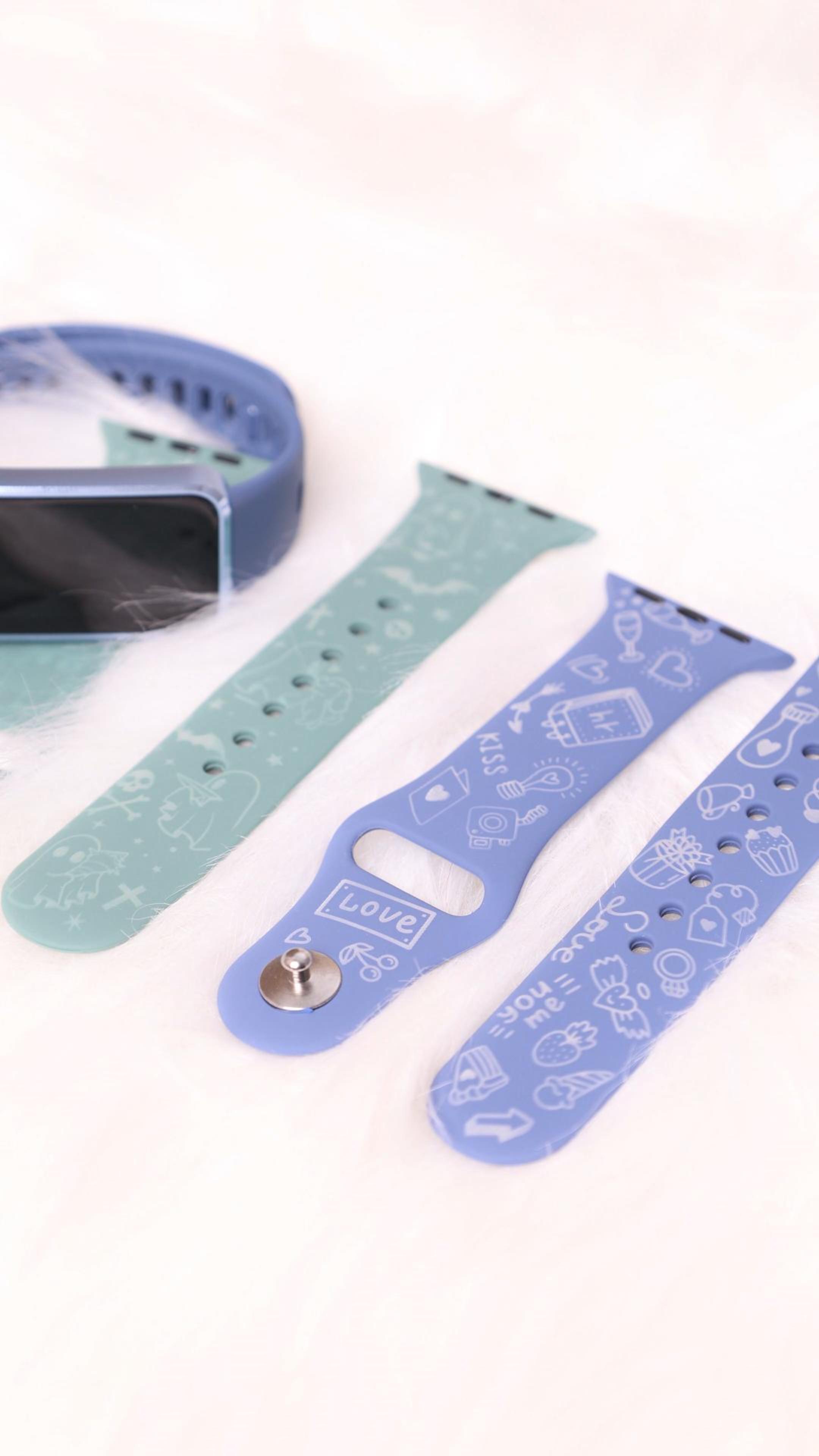 laser mark silicone rubber strap