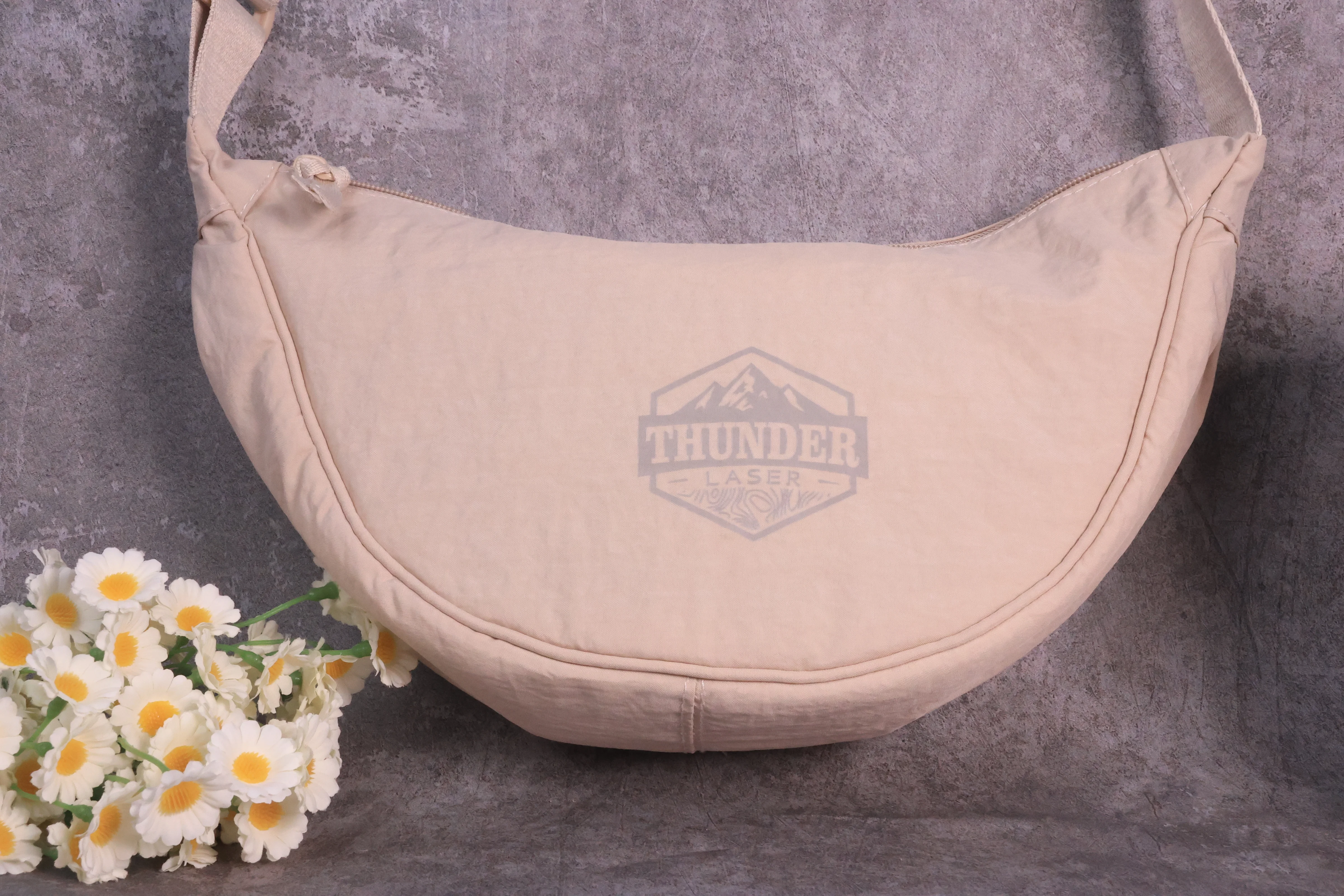 laser marked personalized bag